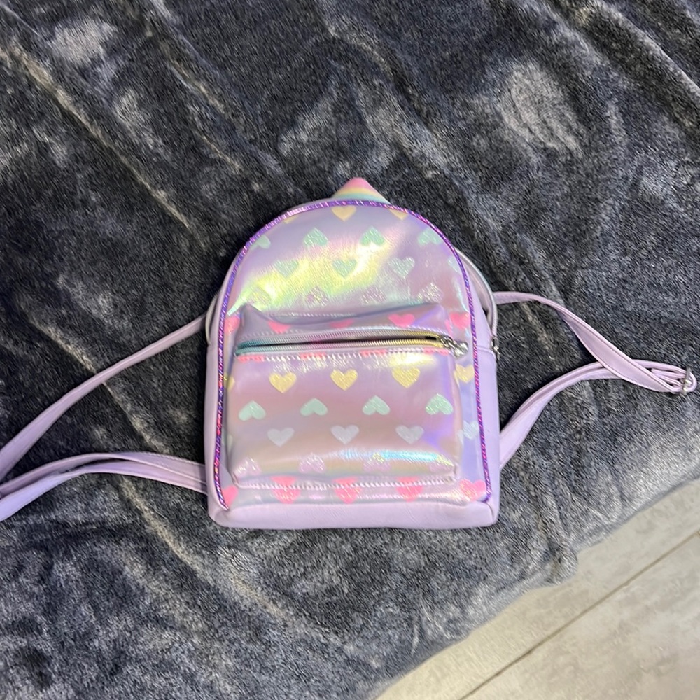 small heart backpack